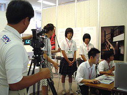テレビ局からの取材