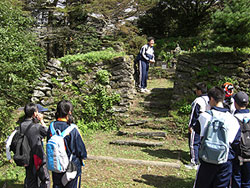 峰地蔵の説明ようやくここまで来ました。