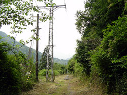 下部鉄道があった場所